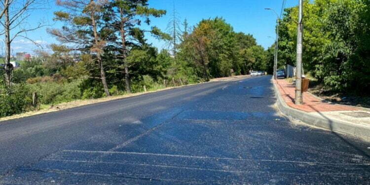 Reabilitarea străzii Brădetului, încheiată