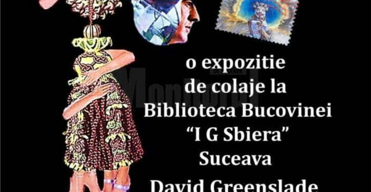 ”Hîrtie sfîșiată”, o expoziție de colaje a unui galez, la Biblioteca Bucovinei