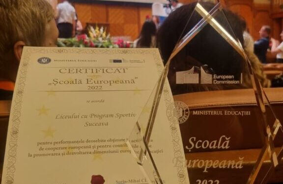 LPS Suceava, singurul liceu cu program sportiv din țară care a primit titlul de ”Școală europeană”