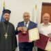 Arhiepiscopia Sucevei și Rădăuților, la USV, cu medalii jubiliare pentru rectorul Valentin Popa și prorectorul Ștefan Purici