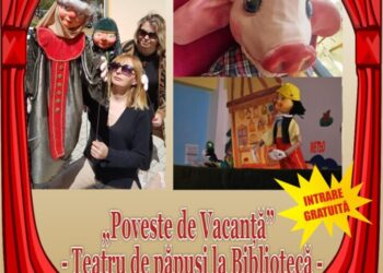 Biblioteca Sucevei: Teatru de păpuși, de două ori pe săptămînă, pînă la finalul vacanței