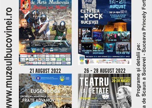 Autobuze din oră în oră spre Cetate, pentru ”Bucovina Motorfest”, Festivalul Internațional de Artă Medievală și ”Cetatea de Rock a Sucevei”