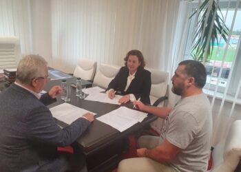 Primarul Ion Lungu, discuții cu Doina Iacoban, din cadrul Ministerul Investițiilor și Fondurilor Europene, pe marginea proiectelor Sucevei