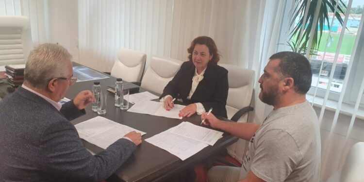 Primarul Ion Lungu, discuții cu Doina Iacoban, din cadrul Ministerul Investițiilor și Fondurilor Europene, pe marginea proiectelor Sucevei