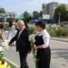 Primarul Sucevei, Ion Lungu, cu flori, la Monumentul lui Ștefan cel Mare de la Soroca, la 31 de ani de cînd Republica Moldova și-a cîștigat independența