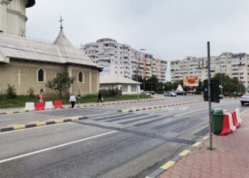 Trecerea de pietoni de la Catedrala de pe Mărășești, cea de dinaintea trecerii de pietoni semaforizată, desființată