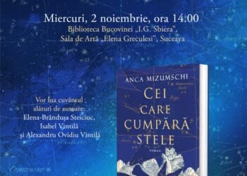 80 de ani de la apariția primului număr al revistei ”Bucovina literară”, sărbătoriți cu o lansare de carte a Ancăi Mizumischi