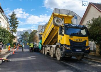 Strada Republicii, refăcută. Sistem de iluminat nou între străzile Republicii și Anastasie Crimca. Plus o parcare de reședință (Foto)