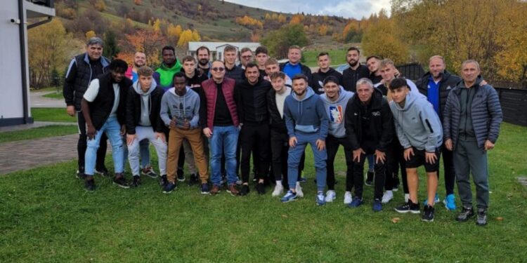 Masă festivă la ”Toaca Bellevue” pentru jucătorii și staff-ul Forestei Suceava, după ce echipa de fotbal de liga a III-a a terminat turul pe primul loc  (Foto)