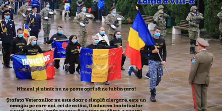 Salvamontiștii dorneni, cu Ștafeta Veteranilor Invictus, de la Suceava la Bistrița