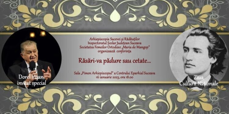 Actorul Dorel Vișan, conferință susținută la Centrul Eparhial din Suceava, cu ocazia Zilei Culturii Naționale