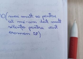 O lecție de 9 sau de 10. Mai mult de 10