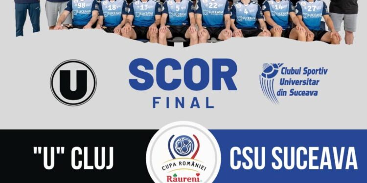 CSU Suceava merge mai departe în Cupa României la handbal masculin