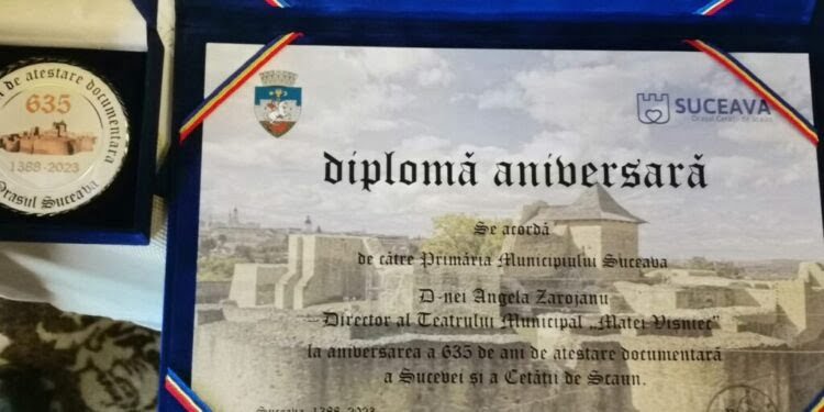 120 de medalii și diplome aniversare, oferite la 635 de ani de la atestarea documentară a Sucevei