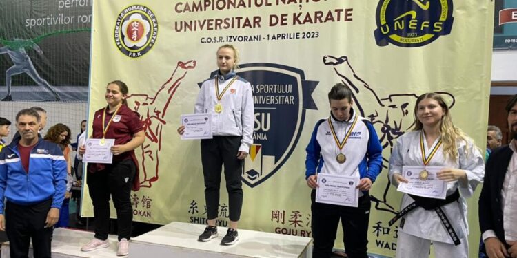 Studenta Iulia Rusu de la USV, locul I la Campionatul Național Universitar de Karate