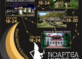 Muzeele sucevene, intrare liberă, pe 13 mai, de Noaptea Muzeelor