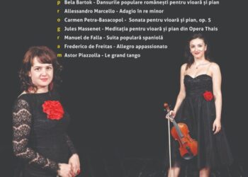 Recital de tangouri argentiniene și o suită de cîntece populare spaniole pentru pian și vioară, la USV