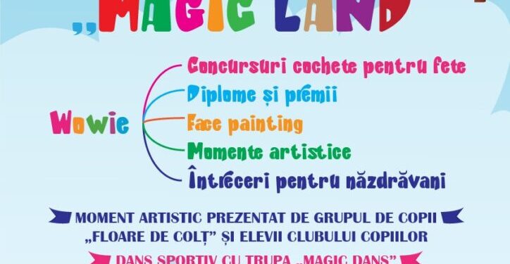 Eveniment de 5 ore dedicat copiilor, în centrul municipiului Cîmpulung Moldovenesc
