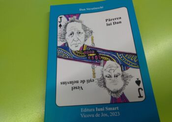 Dan Strutinschi a scos volumul ”Părerea lui Dan” la îndemnul regretatei sale soții, Delia, care i-a spus: ”Ziarul dispare, online-ul dispare, o carte rămîne”