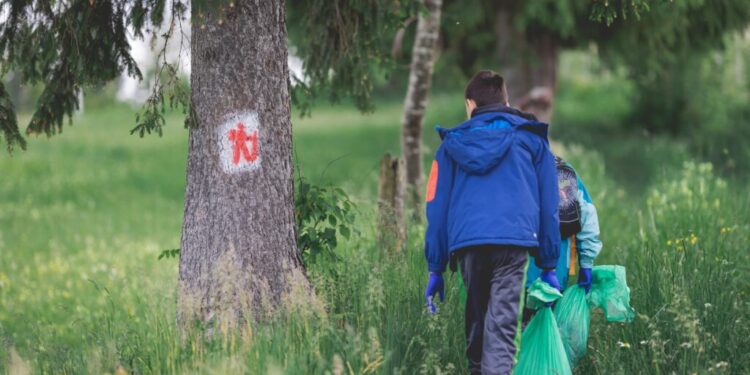 10 tone de deșeuri din plastic și 15 tone de deșeuri menajere, colectate de pe traseul turistic Via Transilvanica, în județele Suceava, Bistrița-Năsăud și Mureș