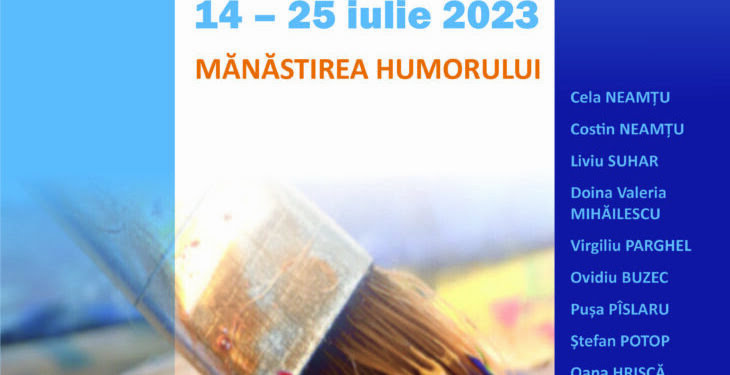 Tabără de pictură cu participare națională, la Mănăstirea Humorului. 30 de lucrări care vor fi realizate în tabără vor fi donate Muzeului Național al Bucovinei