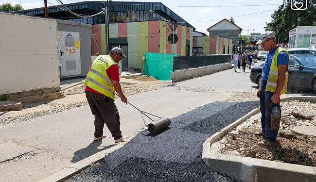 Lucrări de modernizare pe Aleea Saturn și Aleea Venus. Viceprimarul Harșovschi speră ca lucrările să fie terminate într-o lună și jumătate