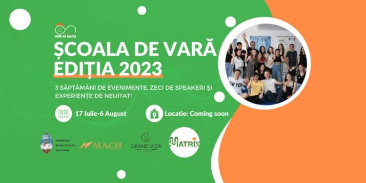 Școală de vară organizată de Asociația Tineri de Succes și Societatea Antreprenorială pentru Studenți din cadrul Universității „Ștefan Cel Mare”