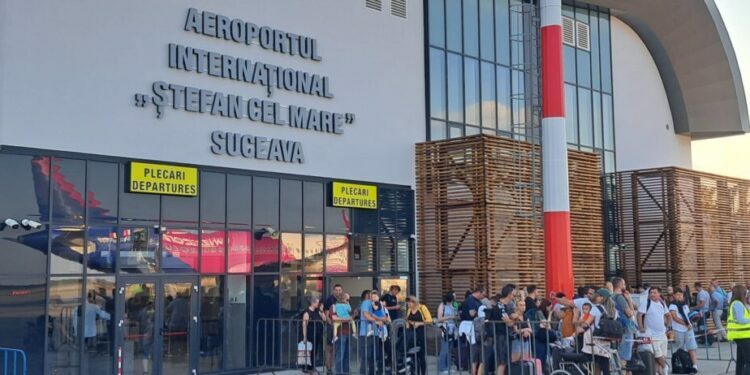 Aeroportul Suceava, locul V pe țară din punct de vedere al numărului de călători care au folosit curse externe