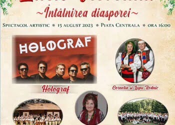 Holograf, Ansamblul ”Ciprian Porumbescu” și Cornelia și Lupu Rednic, pe 15 august, la ”Ziua Vicovului”
