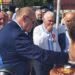 Discuții pentru înfrățirea comunei Șcheia cu localitatea Costești, din Republica Moldova. O delegație de la Șcheia a participat la inaugurarea unui teren de sport și a vizitat orașul vinicol subteran Mileștii Mici (Foto)