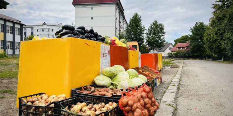 Piață volantă în mai multe locuri din Rădăuți, doar pentru producătorii locali