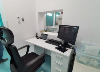 Laboratorul de imagistică al spitalului cîmpulungean, dotat cu aparatură de 22,6 milioane de lei, printr-un proiect european. Piesa cea mai importantă este un computer tomograf de ultimă generație