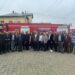 Autospecială pentru stingerea incendiilor, intrată în dotarea serviciului de specialitate din comuna Satu Mare. Autospeciala a fost achiziționată cu bani dintr-o sponsorizare făcută de compania ”Egger”