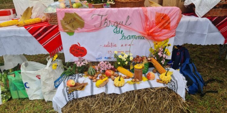 La Zamostea, elevi și profesori de la 8 școli au donat produse din propriile gospodării Căminului de Bătrîni din Solca. Au fost trei microbuze pline cu produse alimentare (FOTO)