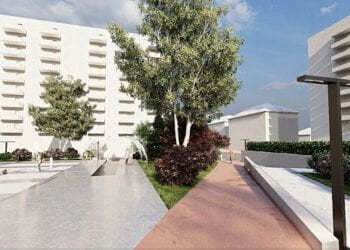 Modernizarea parcului de pe Mărășești, în 2024. Suprafața verde va crește de la 388 la 800 de metri pătrați