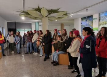 Studente de la Facultatea de Științe ale Educației, la unități de învățămînt din zona Dornelor, pentru a exersa lucruri pe care le vor putea face cu elevii în afara orelor de școală