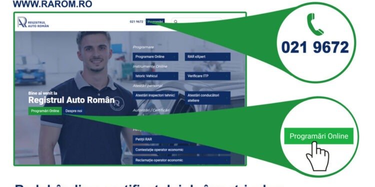 RAR-ul informează că verificările pentru redobîndirea certificatului de înmatriculare reținut la controlul tehnic în trafic se fac doar cu programare prealabilă
