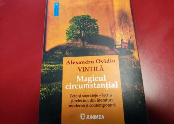 ”Magicul circumstanțial”, cea mai nouă carte a lui Alexandru Ovidiu Vintilă, președintele SSB. ”Sînt cărți pe care eu le consider importante, cărți de poezie, cărți de proză, romane importante pe care eu cred că cine le citește iese schimbat”