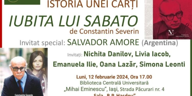 Un personaj din romanul „Iubita lui Sabato”, scris de suceveanul Constantin Severin, se va întîlni cu publicul din România