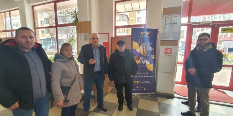 Sistem pentru ca persoanele cu deficiențe de vedere să se descurce singure în oficiile poștale, instalat la Oficiul 1 Suceava