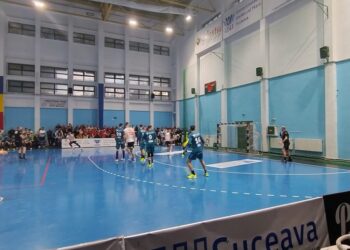 Minutul 25, poate cel mai frumos minut al partidei de handbal masculin CSU Suceava – Dinamo București (36-40) (Foto)