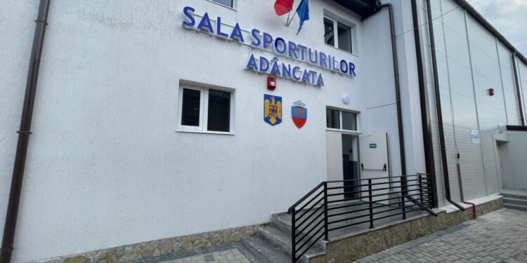 Sala de sport de la Școala Gimnazială „Ioan Băncescu” Adîncata, finalizată. După ce va fi autorizată de ISU va fi dată în folosință
