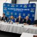 Marian Andronache, candidatul Dreptei Unite la Primăria Sucevei. Acesta nu i-a menajat pe candidatul PNL, Lucian Harșovschi, și pe cel al PSD, Vasile Rîmbu. Emanuel Ungureanu va candida din partea alianței la președinția Consiliului Județean