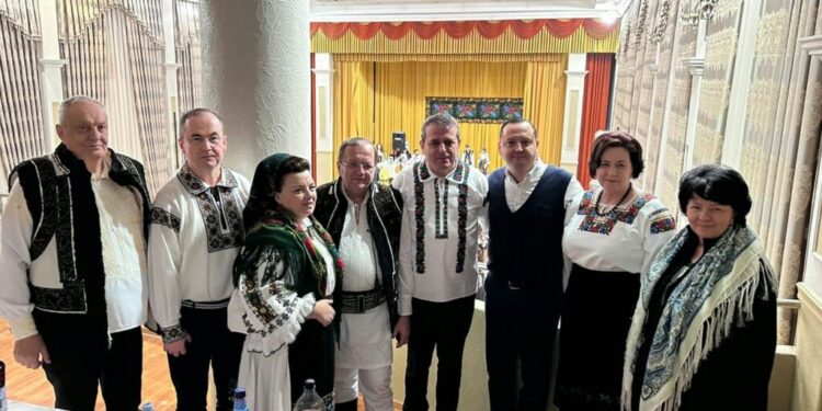 Gheorghe Flutur, la ”Balul gospodarilor” din localitatea sa natală, Botoșana