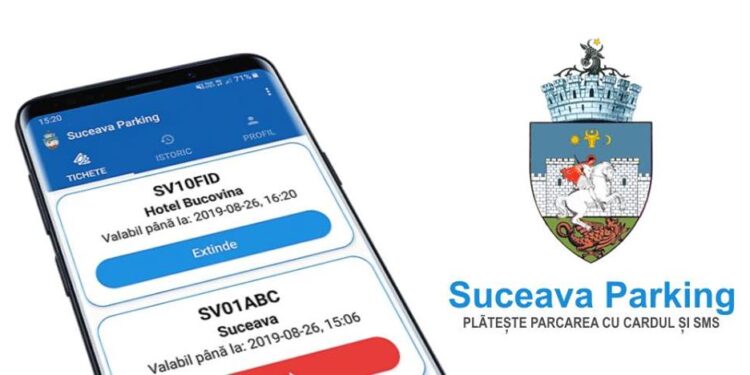Parcarea Primăriei Sucevei va deveni cu plată. Primele 30 de minute vor fi gratuite