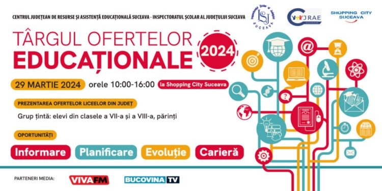 Tîrgul Ofertelor Educaționale, pe 29 martie, la Suceava. Și-au anunțat prezența 20 de instituții de învățămînt liceal