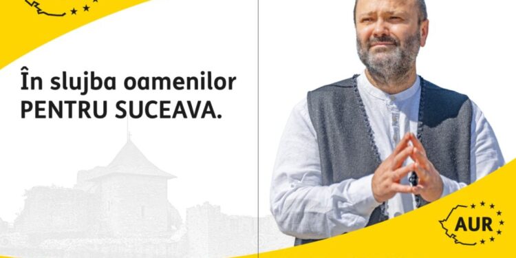 Cel mai probabil, preotul Cătălin Axinte va fi candidatul AUR pentru funcția de primar al municipiului Suceava