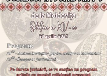 Festivalul Ouălor Încondeiate, la Moldovița, pe 28 aprilie