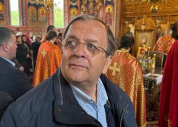 De Sf. Gheorghe, Gheorghe Flutur, la slujbă, la Biserica „Sfîntu Gheorghe” din Arbore