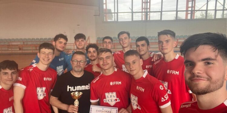 Echipa de handbal băieți a Liceului cu Program Sportiv Suceava, calificare la etapa finală a Olimpiadei Naționale a Sportului Școlar